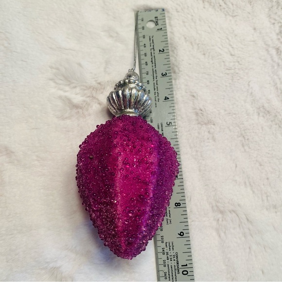 Large Ornaments 7” with Silver Attached Strings Big Bold and Ready For Your Tree - Picture 5 of 8